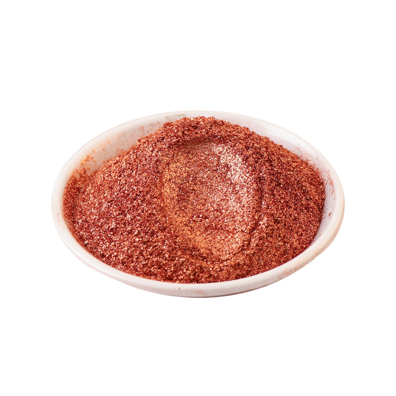Висококачествена желязна червена серия цвят матова слюда на прах керамичен пигмент за козметичен сапун01