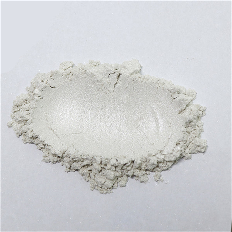 Großhandelsqualitäts-Kristallsilber-weißer Glimmer-Perlen-Pigment-Pulver02