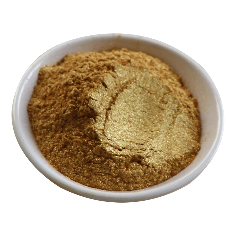 Hot sales Super blinking and super bright crystal gold pearlescent mica powder Pearlescent Pigment-3